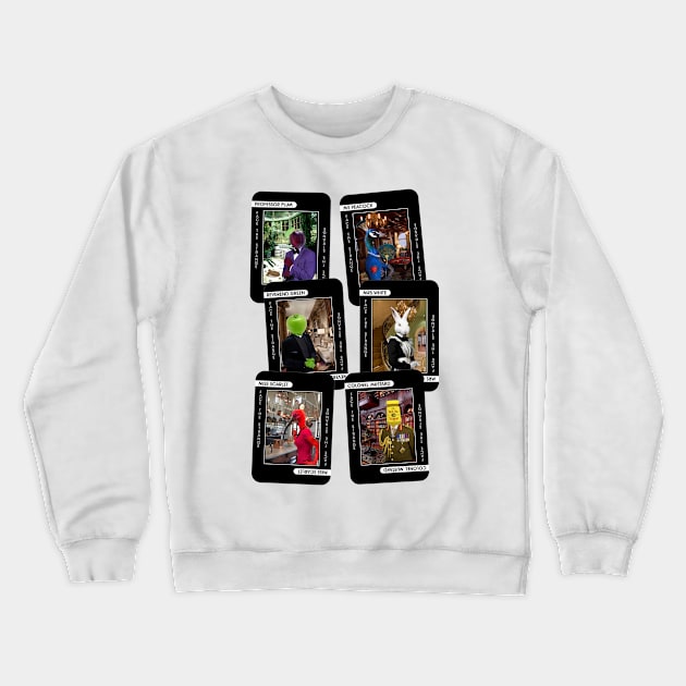 All the suspects Crewneck Sweatshirt by FaceTheStrange